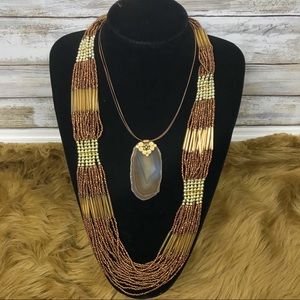 Lonnie Lovness & bead necklace